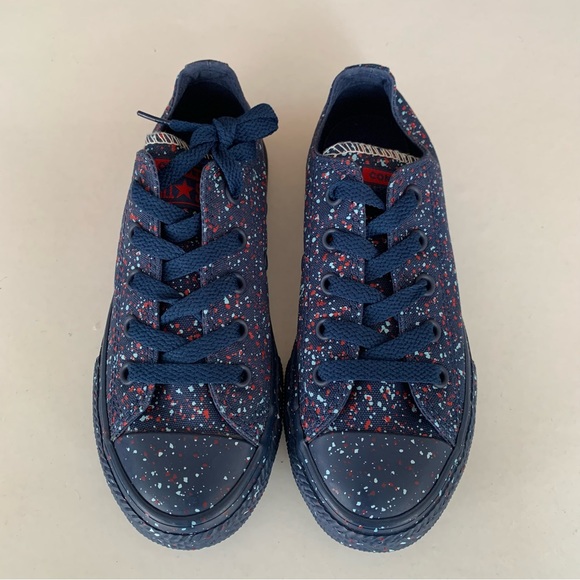 Converse Boys CHUCK TAYLOR LOW TOP Fabric Low Top Sneakers MultiColor US 13 M - Picture 2 of 9